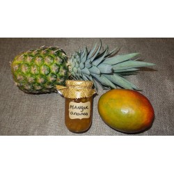 Préparation de mangue ananas