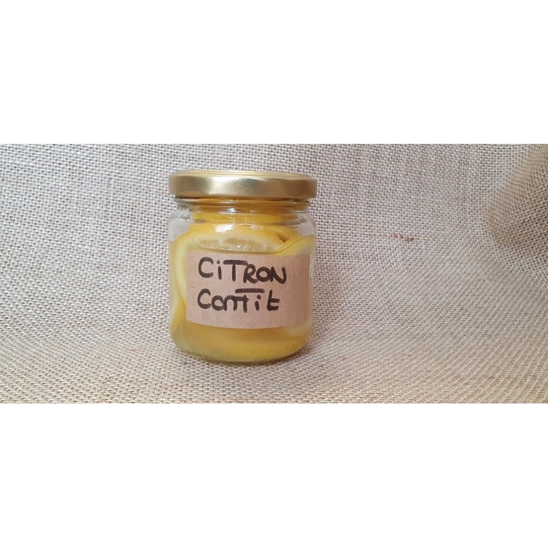 Citron de Menton IGP Confit au Sel bio